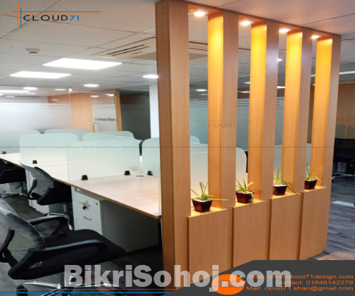 office workstation area design in banani dhaka